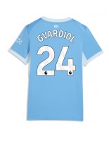 Manchester City Josko Gvardiol #24 Domácí Dres pro Dámské 2026-27 Krátký Rukáv